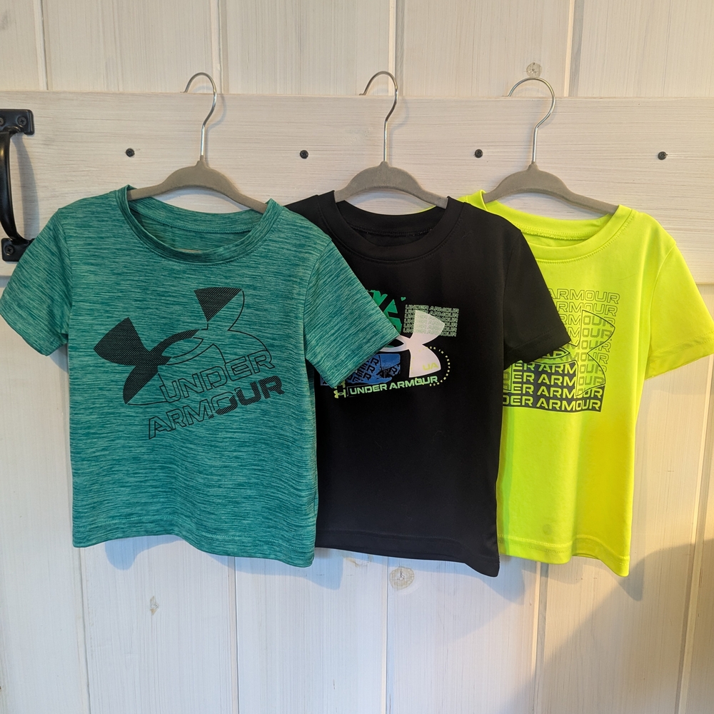 Under Armour 2T Athletic Shirt Bundle of 3